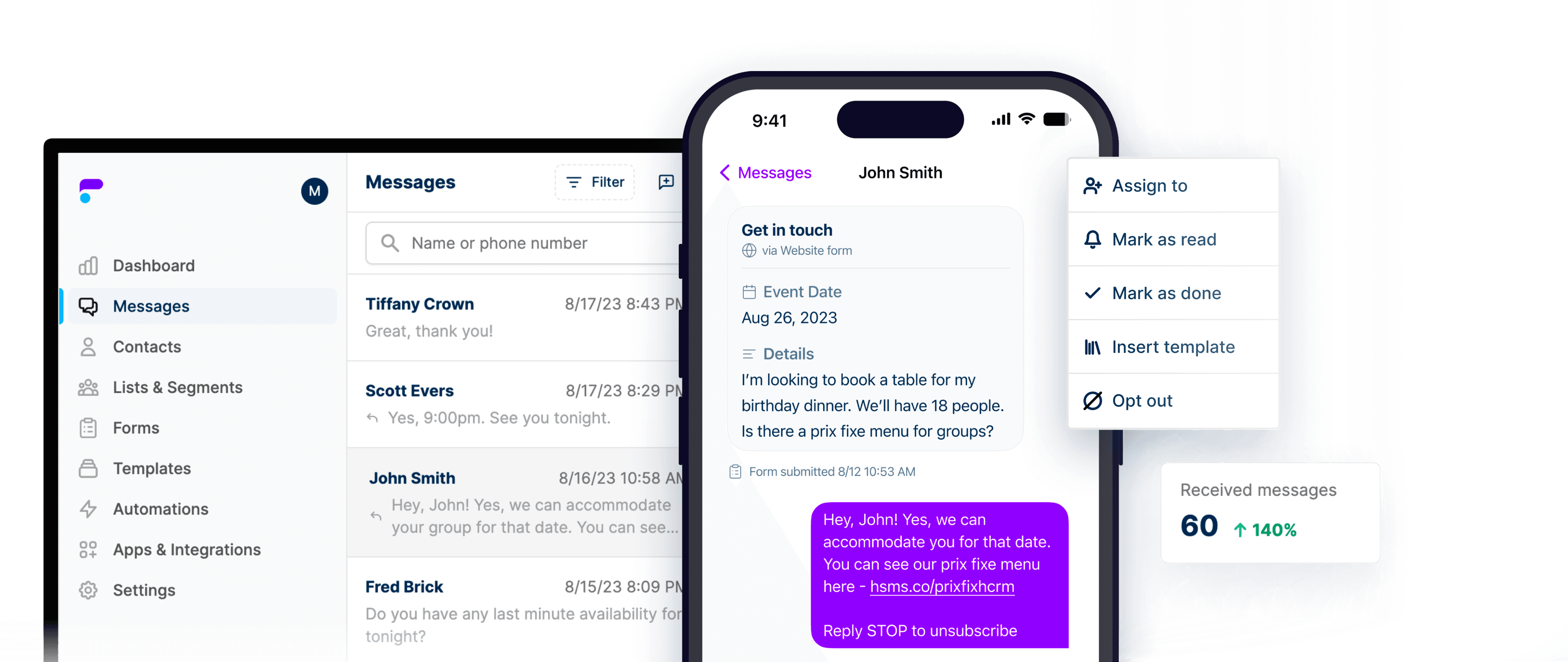 Big messaging features. Built for big teams.