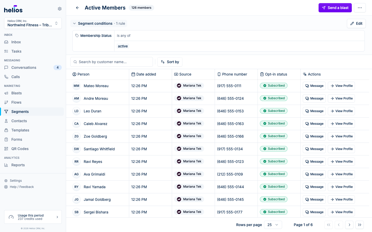 The segment builder